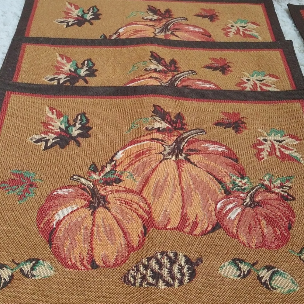 Fall Harvest Tapestry Placemats